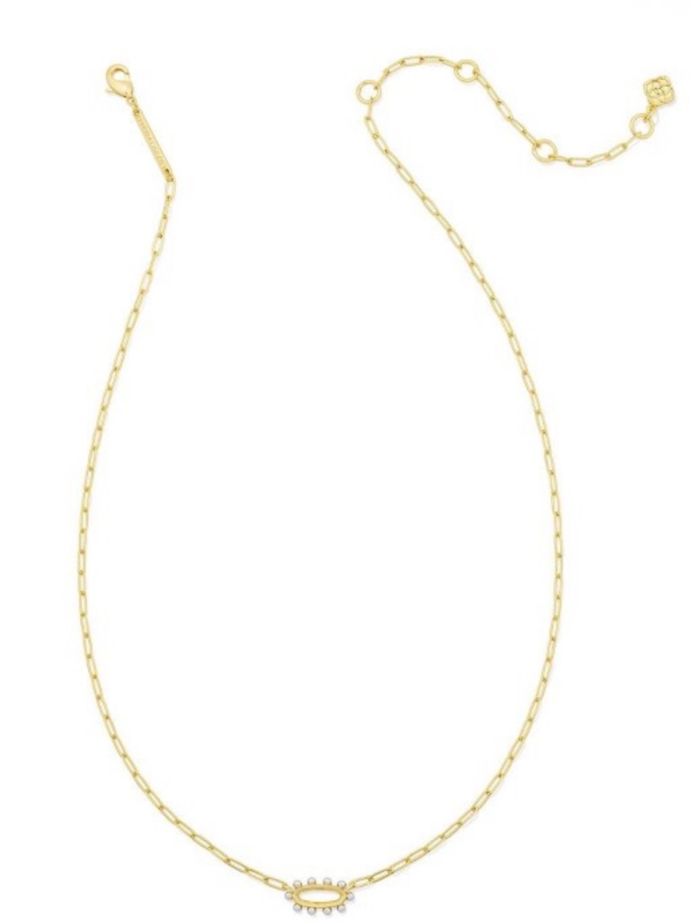 Kendra Scott Emma Open
Framed Enamel Pendant
Necklace - Picture 4 of 5
